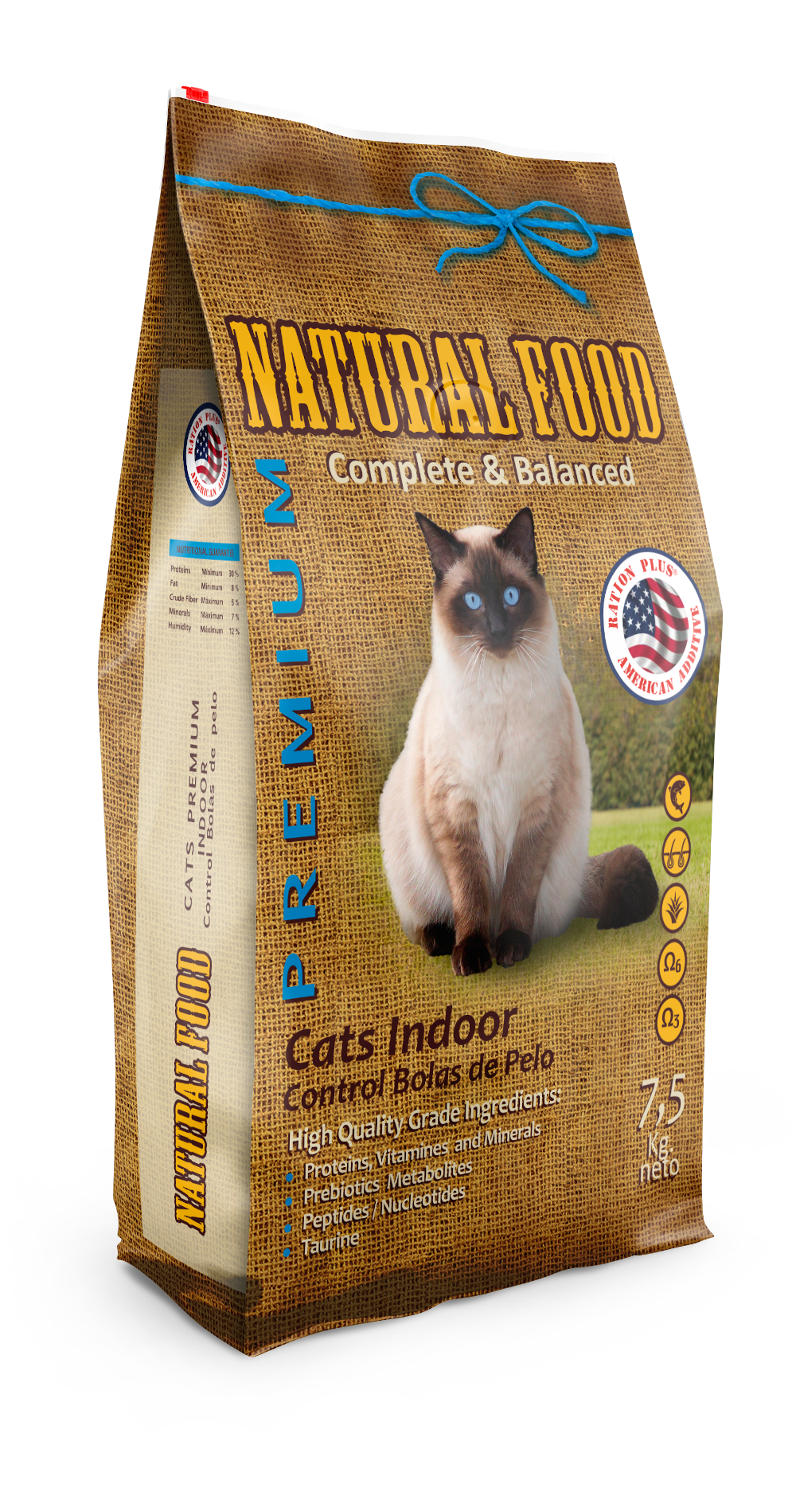 Natural Food Premium Gato Indoor 7,5K